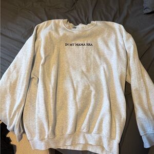 Embroidered 'In My Mama Era' Crewneck
